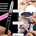 Hair Engraving, MagiForet Hair Tattoo Pen, Hair Razor Pen, Hair Tatoo Trim Styling Face Eyebrow Shaping Device, Hair Engraving Shaver Pen + 10 Blades + Tweezers for Men Women Teens (Black)