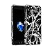 GMYLE iPhone 7 Case, iPhone 8 Case, [Black Marble] Slim Glossy Hard Cover Case - Ultra Low Profile