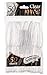 Settings [50 Count] Plastic Clear Knives, Heavyweight Disposable Cutlery, Great For Home, Office, School, Party, Picnics, Restaurant, Take-out Fast Food, Outdoor Events, Or Every Day Use, 1 Bag