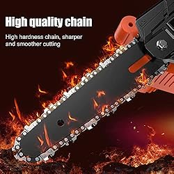 Mini Chainsaw , 6-Inch Cordless Mini Portable