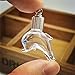 10 Pieces Screw Cap Dolphin Shape Glass Vial Pendant Necklace Pendant Mini Bottle Charms