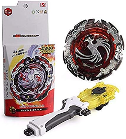 Wywei Bey Burst Blade Evolution String Launcher Grip Kit God Bay Battling Top Booster Geist Fafnir. High Performance 4D Bey Left Right Launcher Spinning Top Boys Game Toys Bey Battle Set (B-131)