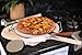 Pizza Stone Supplies Set for Cooking Baking Grilling - Includes Round Pizza Stone with Rack, Wooden Pizza Peel, Pizza Slicer, Pizza Server and Sauce Ladle