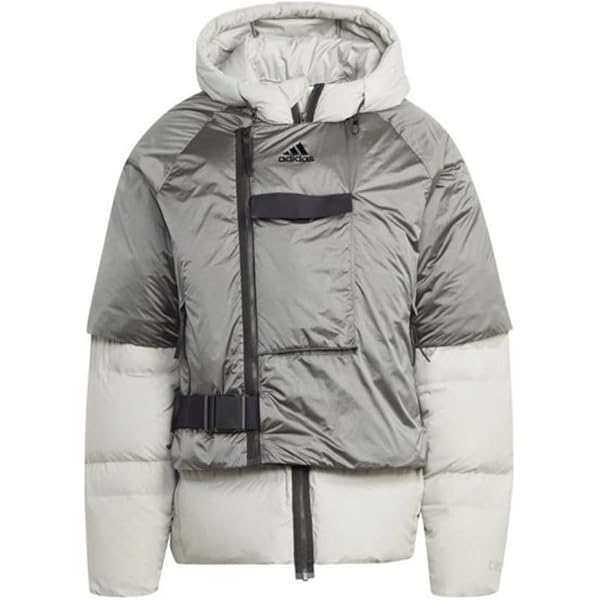 adidas Mens Down Jacket C.R.,Metal Grey, M at Amazon Men's