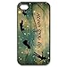 Mallom(TM) Never Grow Up Quotes Black Hard Cover Case Protective Skin for iPhone 5 5S (as show)