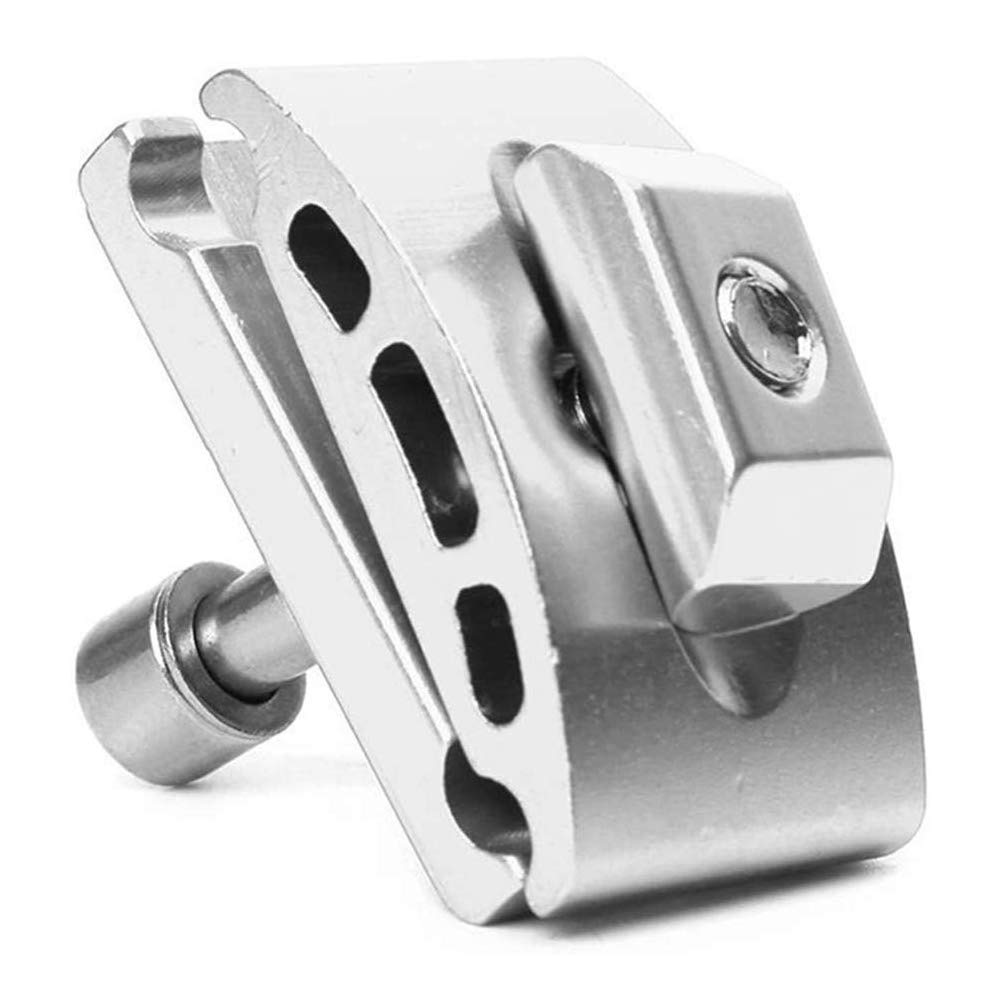 VOANZO Bike Seat Tube Head Single Nail Seat Pole Clamp Head Saddle Tube Joint Head Seat Tube Joint Repair Parts(Silver)