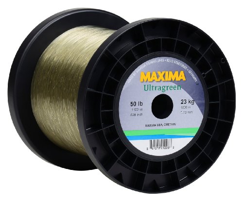 Maxima fishing line service spools, ultragreen, 50-pound/2300-yar…