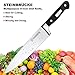 Chef Knife 8 inch Best Quality German Stainless Steel Forged Kitchen Knife made of German 8Cr15Mov Hand Polished Handle with Finger Guard-Dishwasher Safe