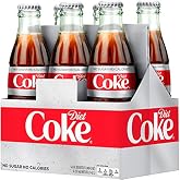 Diet Coke Glass Bottles 4(6 Packs)