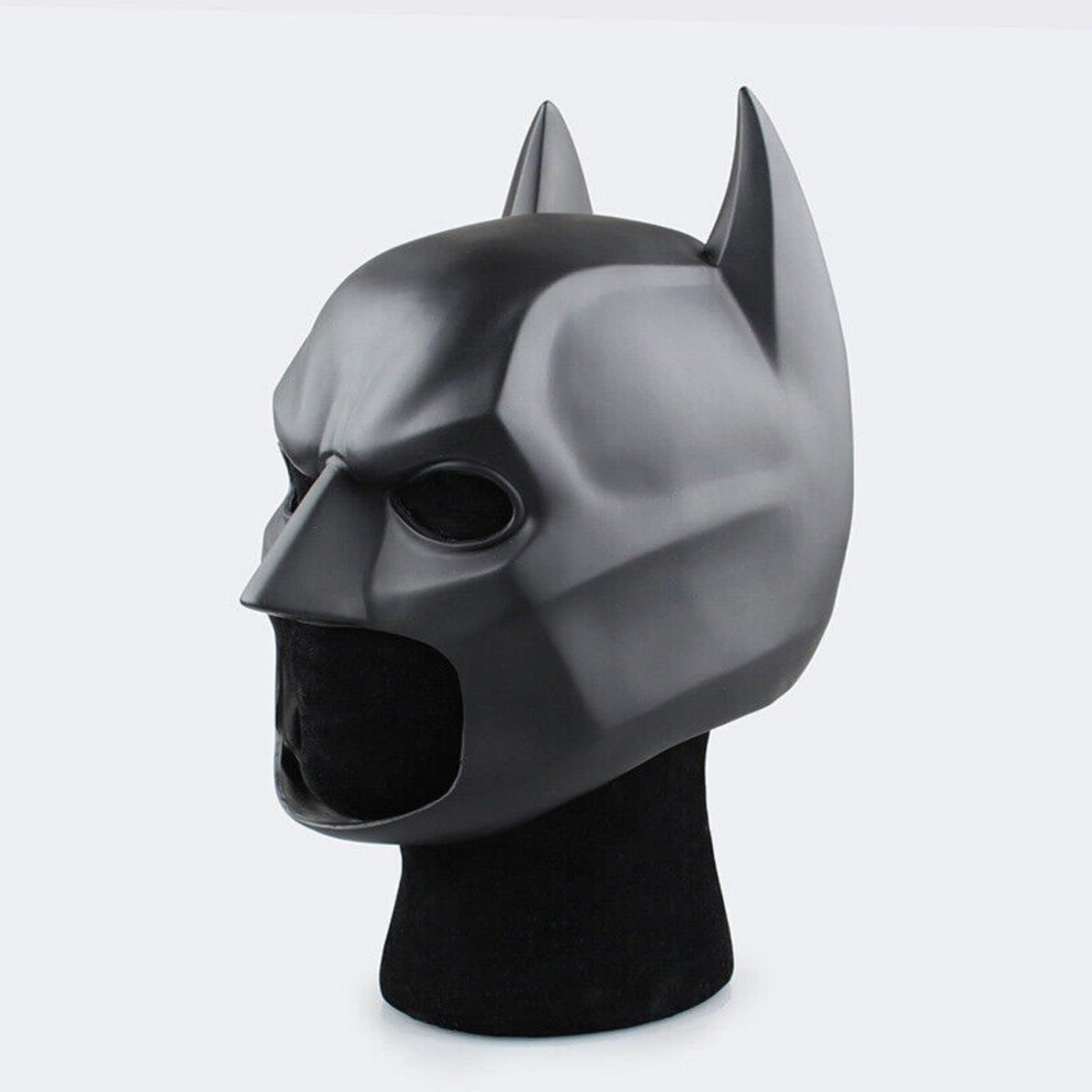 Applysu Bat Mask Men Super Hero Full Head Mask Halloween Masquerade Knight Movie Cosplay Costume Headgear Props for Adult