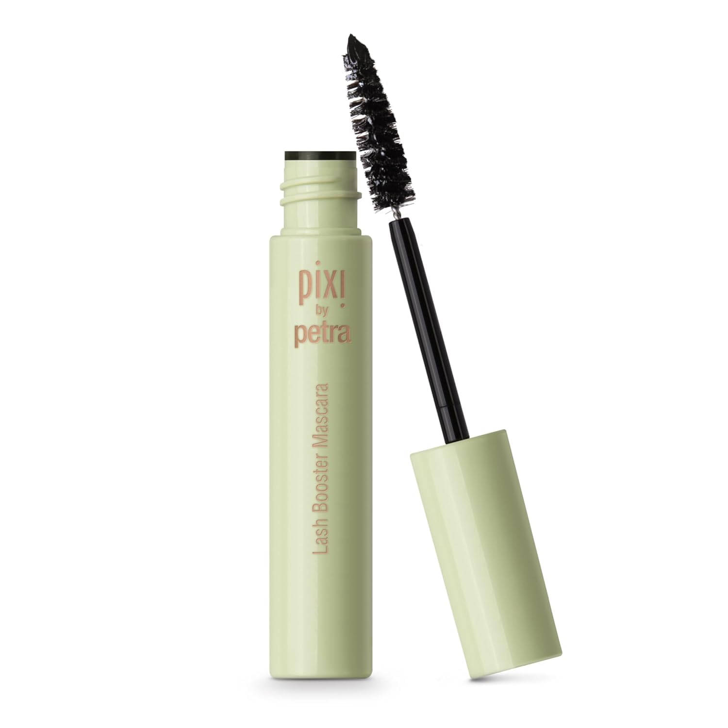Pixi Lash Booster Mascara | Long-Lasting Curl, Volume & Length | Waterproof Finish & Smudge-Free | No.2 Blackest Black | 0.25 oz/ 7g