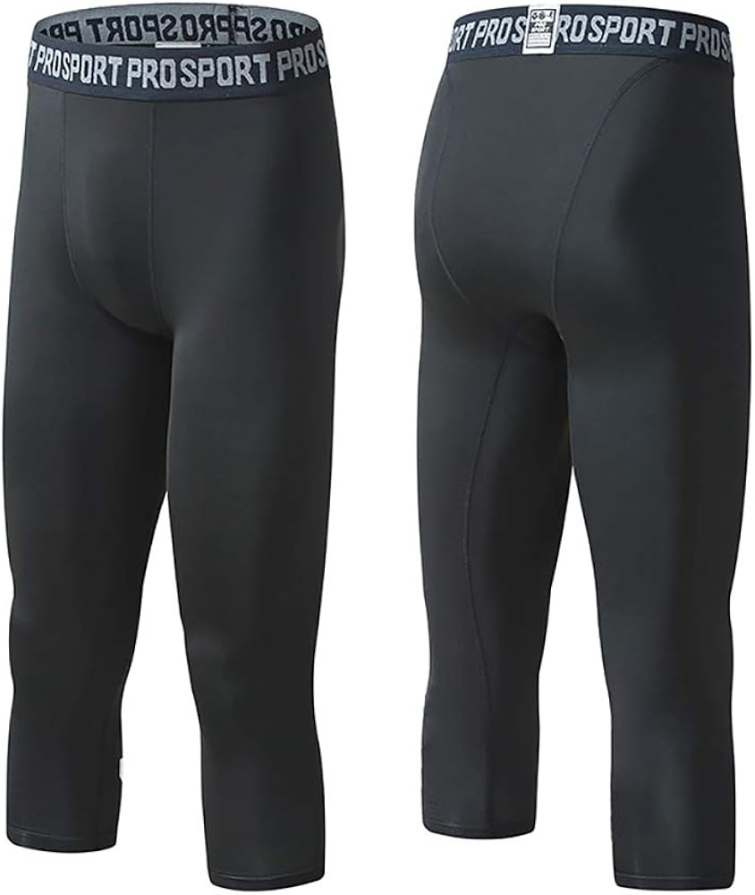 BAACD Basketball Compression Pants Shorts Boys Men's Sports Leggings