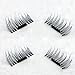 Wisdompark New Magnetic Eyelashes 4 Pieces/Box 3D Reusable False Magnet Eyelashes Extension kit