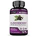 Elderberry Capsules - Boosts Immune Health - Perfect for Winter Seasons - Supports Healthy Skin & Nails - Promotes Digestive Functions - 60 Capsules Per Bottle - Prime Labs
