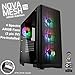 BitFenix Nova Mesh TG Black Case ARGB Edition BFC-NVM-300-KKGSK-4A EATX/ATX/Micro ATX/Mini ITX Tempered Glass/Aura SYNC