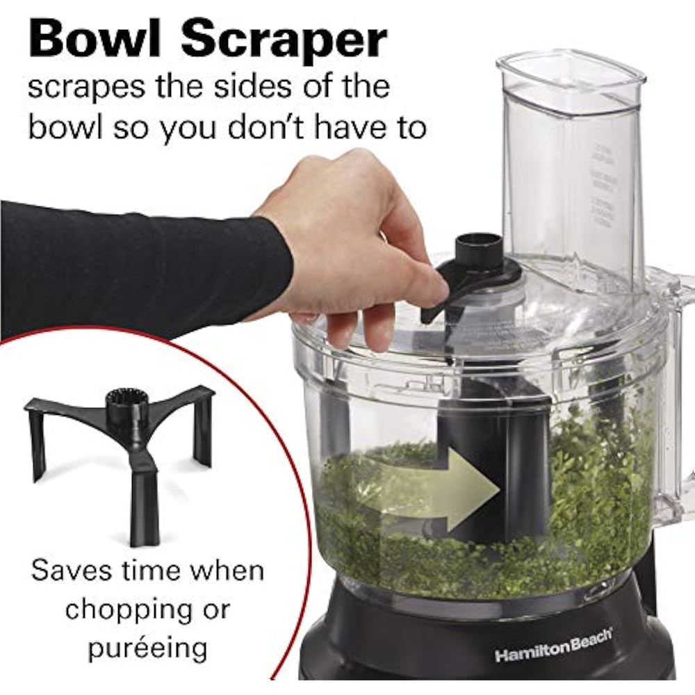 NEW Hamilton Beach 70730 Bowl Scraper Food Processor 10Cup Capacity