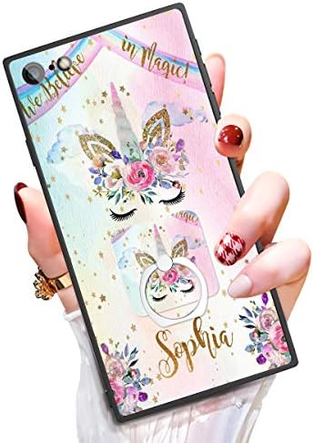 Someseed Case for iPhone 6 Plus iPhone 6s Plus Case with Kickstand Cute Unicorn Cover Case with 360 Degree Ring Holder Anti Scratch Durable Full Protective for iPhone 6 Plus / 6s Plus 5.5"