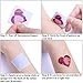 Aneco 288 Pieces Valentines Heart Tattoos Assorted Styles Valentine’s Day Temporary Tattoos Red Heart Tattoos for Valentine’s Party Favor