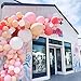 24 Inch Latex Round Balloons 10 Pack Macaron Pink Thick Big Balloons for Photo Shoot Wedding Baby Shower Birthday Party Decorations by IN-JOOYAA