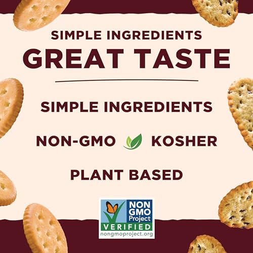 BACK TO NATURE CRISPY WHEAT CRACKERS – DAIRY FREE, NON-GMO, MADE WITH WHEAT FLOUR & SEA SALT, DELICIOUS & QUALITY SNACKS, 8 OUNCE