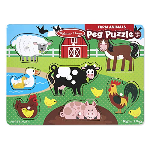 4 Melissa+Doug+Farm+Wooden+Puzzle