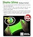 Sisland Glow in The Dark Slime, 4 Pack Shake Slime Powder Slime Shaker DIY Slime Kit Stress Relief Toy, Party and Birthday Gifts丨Make Your Own Slime丨Just Add Water (Glow)