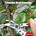 WYF 8.3 Inches Bypass Pruning Shears, Professional Hand Pruners Garden Clippers with SK5 Stainless Steel Blades, Flower Cutter, Garden Shear, Secateurs Hand Trimmers for Gardening
