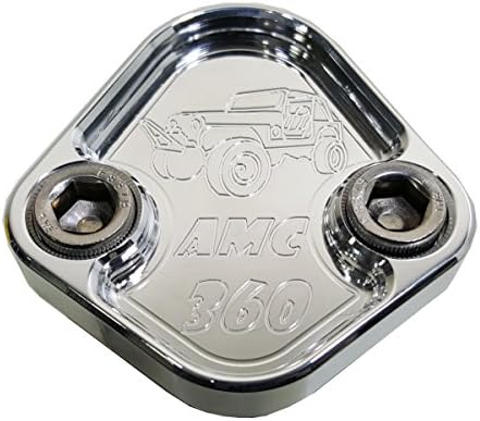 FUEL PUMP BLOCK OFF PLATE FITS JEEP AMC 360 CJ5 CJ7 ENGINES F118