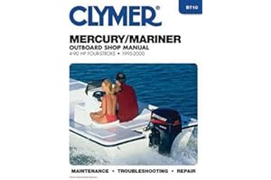 Mercury/Mariner Outboard Shop Manual: 4-90 HP Carbureted Four-Stoke 1995-2006 (Clymer Manuals)
