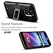 LG K20 Plus Case, LG K20 V Case, LG Harmony Case, Venoro Heavy Duty Shockproof Rugged Full Body Protection Case Cover with Belt Swivel Clip and Kickstand for LG K10 2017 / LG V5 (Black)