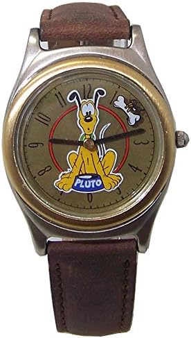 OP InternationalWalt Disney Watch Pluto Mickey Mouse Dog Rotating Bone Vintage