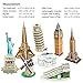 CubicFun 3D Puzzle Architectural Mini Model Kits Collection Toys, New Option B