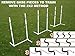 Affordable Agility Fixed 6 Pole Weave Set