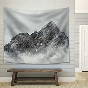 Jade Dragon Snow Mountain Lijiang City, Yunnan China - Fabric Wall Tapestry Home Decor - 51x60 inches