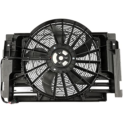 SCITOO AC Condenser Fan Assembly for X5 2001-2006 3.0L 2000-2006 4.4L 2002-2003…