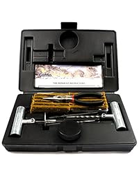 80 piezas Griffin Offroad Deluxe Heavy Duty Tire Repair Kit Coches, Camiones, todoterrenos, tractores, motocicletas Flat Tire Puncture Repair