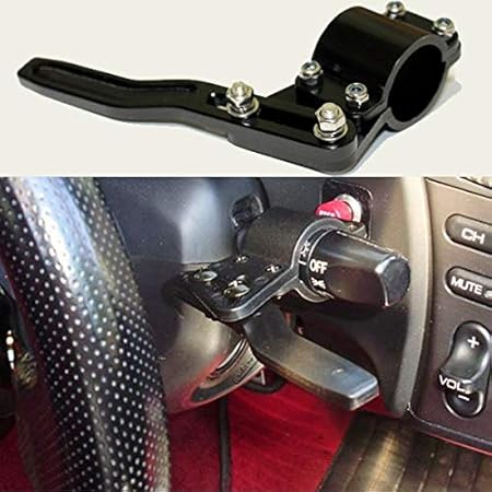 Amazon ディープコーン ステアリング ハンドル ラリー タイプ 用 ウィンカー 調整用 ステー スペーサー エクステンション ブラック アルテッツァ ロードスター アリスト スカイライン 調整式 ウインカーレバーポジションアップキット ステアリング ハンドル 車 バイク