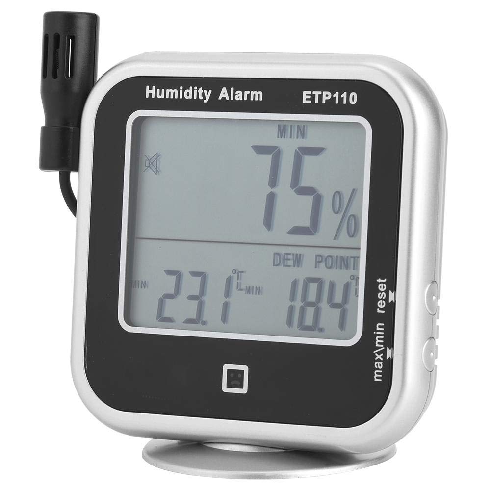 Digital Hygrometer Humidity & Temperature Meter - Dew Point Meter for Home Lab Warehouse & Field