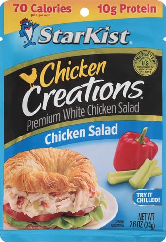 STARKIST CHICKEN CREATIONS, CHICKEN SALAD, SINGLE SERVE POUCH, 2.6 OZ