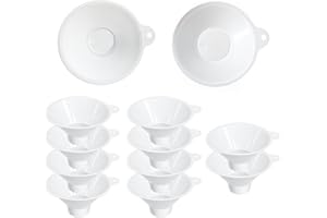 Calculi Strainer 10 Pack Kidney Stone Collector Plastic Funnel with Mesh Screen Filters Urine Strainer for Pee Straining for 