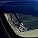 OwnTheAvenue Freemason Decal Bumper Window Sticker Masonic Compass Government 5