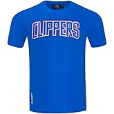 Pro Standard Men's NBA Los Angeles Clippers Classic Chenille Short Sleeve Tee Royal Blue L