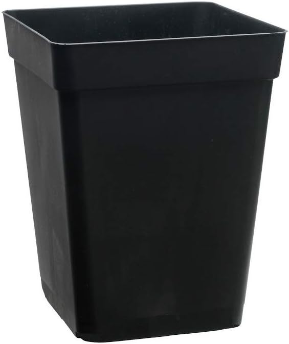 Black Square 3 Litre Vase Pot – 15x15x20 cm
