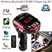 Gotd Wireless Bluetooth LCD FM Transmitter Modulator USB Car Kit MP3 Player SD Remote (Red)