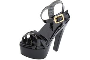 F Fityle 1/6 Scale Fashion Female Doll Cloth Accessories High Heel Ankle Boots Sandals for 12inch Action Figure - E