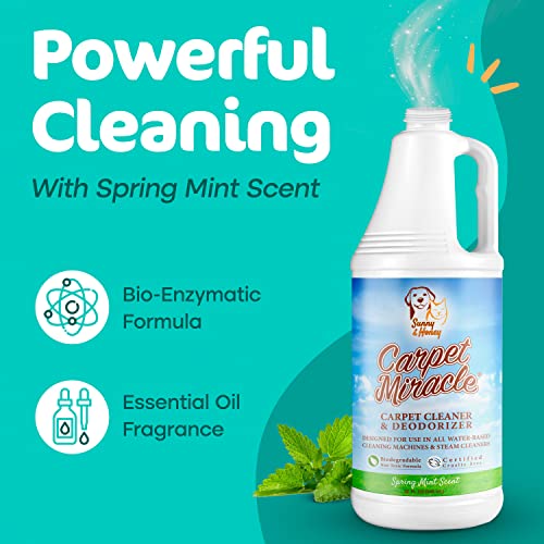 Carpet Miracle Carpet Cleaner Shampoo Solution for Machine Use, Deep