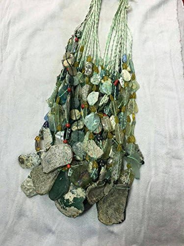 1 Strand of Afghan Antique Ancient Old Roman Glass Beads String Strand Collectible Middle Eastern Jewelry Making Supplies