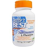 Doctor's Best Suntheanine L-Theanine (150mg) Vegetable Capsules, 90-Count
