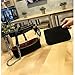 Youndcc Clear Cross-Body Messenger Bag Shoulder Bag Shoulder Purse Crossbody Purse with Inner Bag, Adjustable Metallic Strap, Transparent, Waterproof, NFL Stadium Approved (Black)