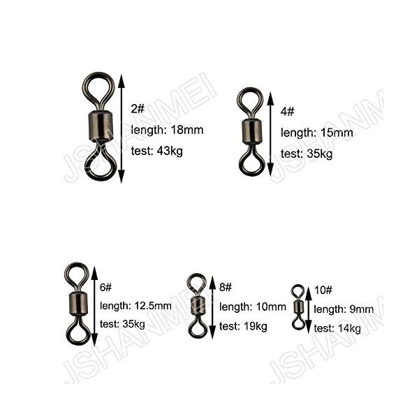 JSHANMEI-320pcsbox-Size-2-4-6-8-10-Strong-Fishing-Rolling-Swivels-Fishing-Tackle-Accessories-Line-to-Hook-Connectors